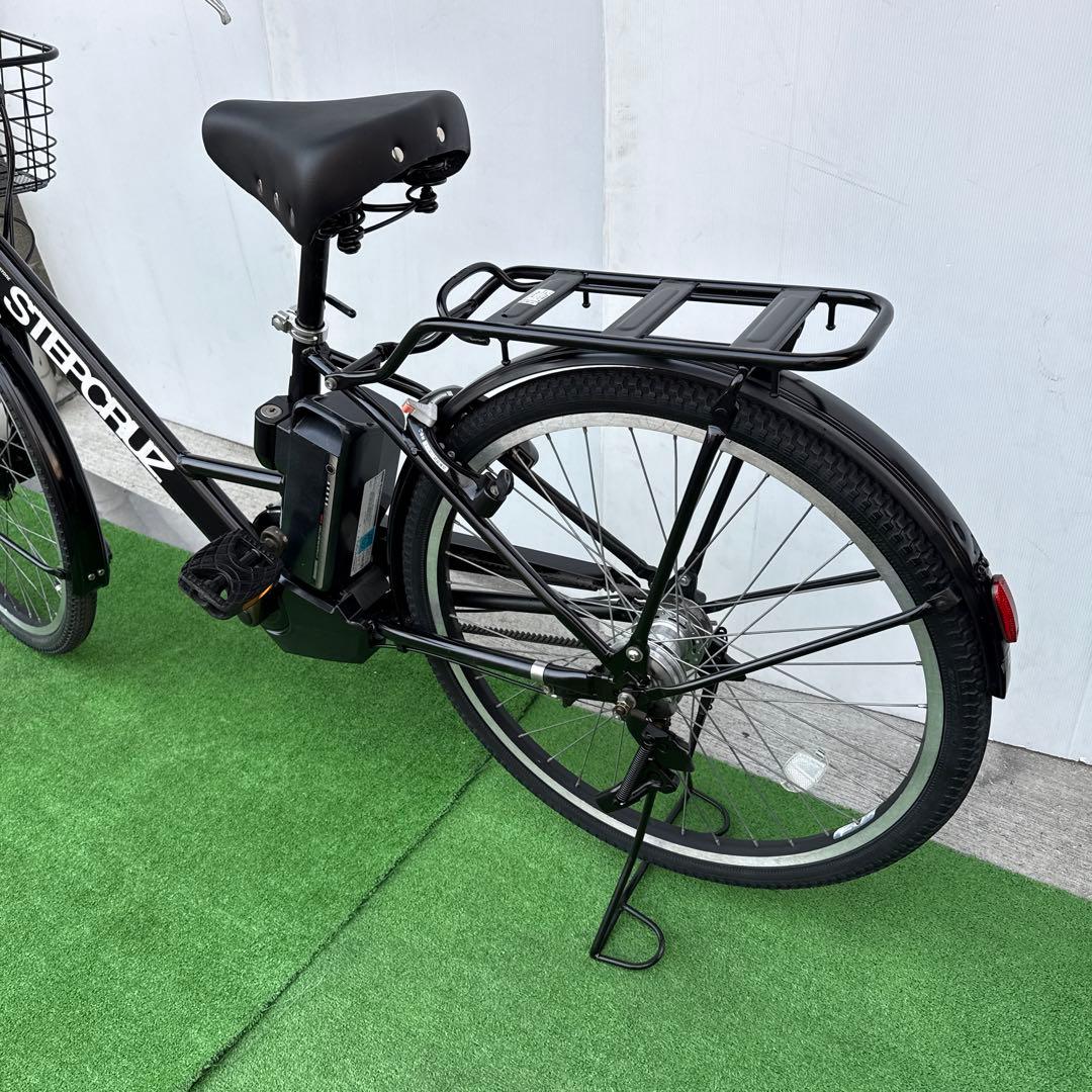 ブリヂストン STEPCRUZアルベルト電動アシスト自転車26インチ ブラック
