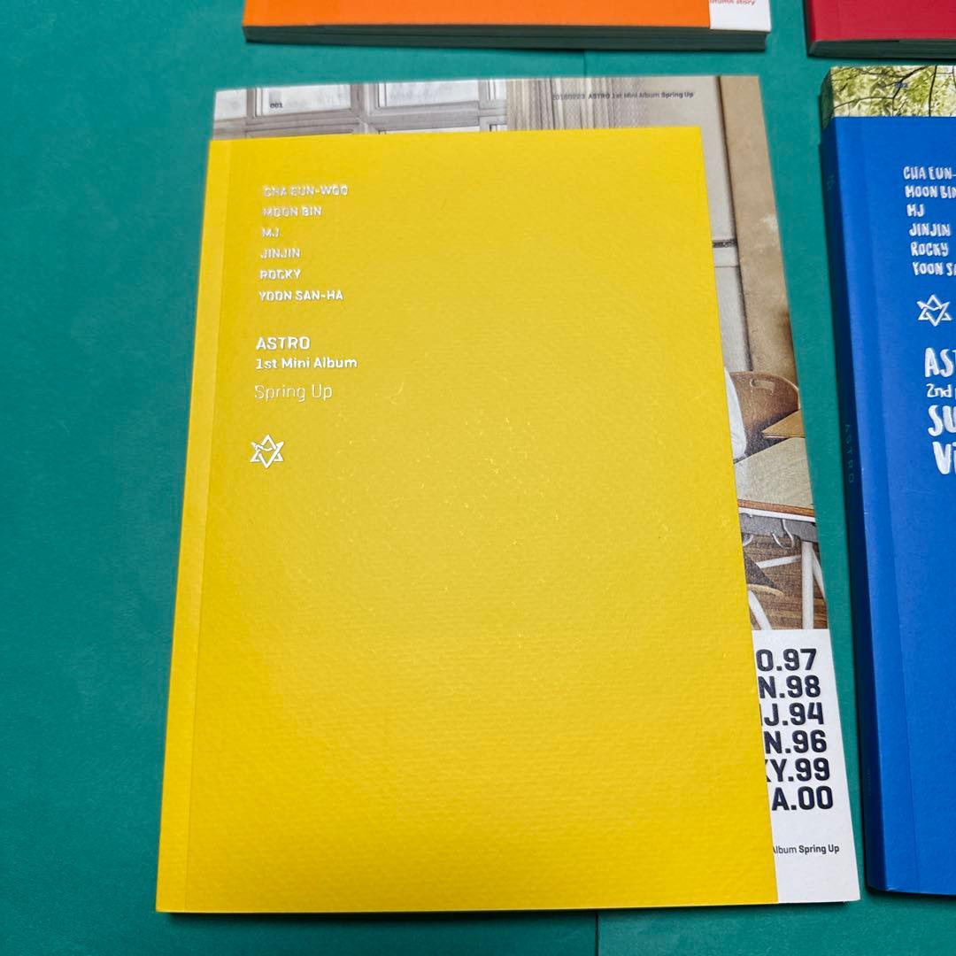 ASTRO 四季 アルバム　チャウヌ トレカ　証明写真　ウヌ　Spring