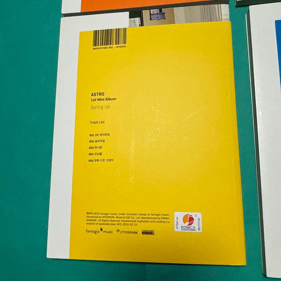 ASTRO 四季 アルバム　チャウヌ トレカ　証明写真　ウヌ　Spring