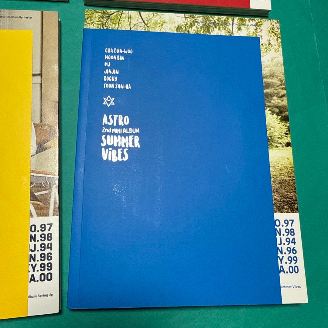 ASTRO 四季 アルバム　チャウヌ トレカ　証明写真　ウヌ　Spring