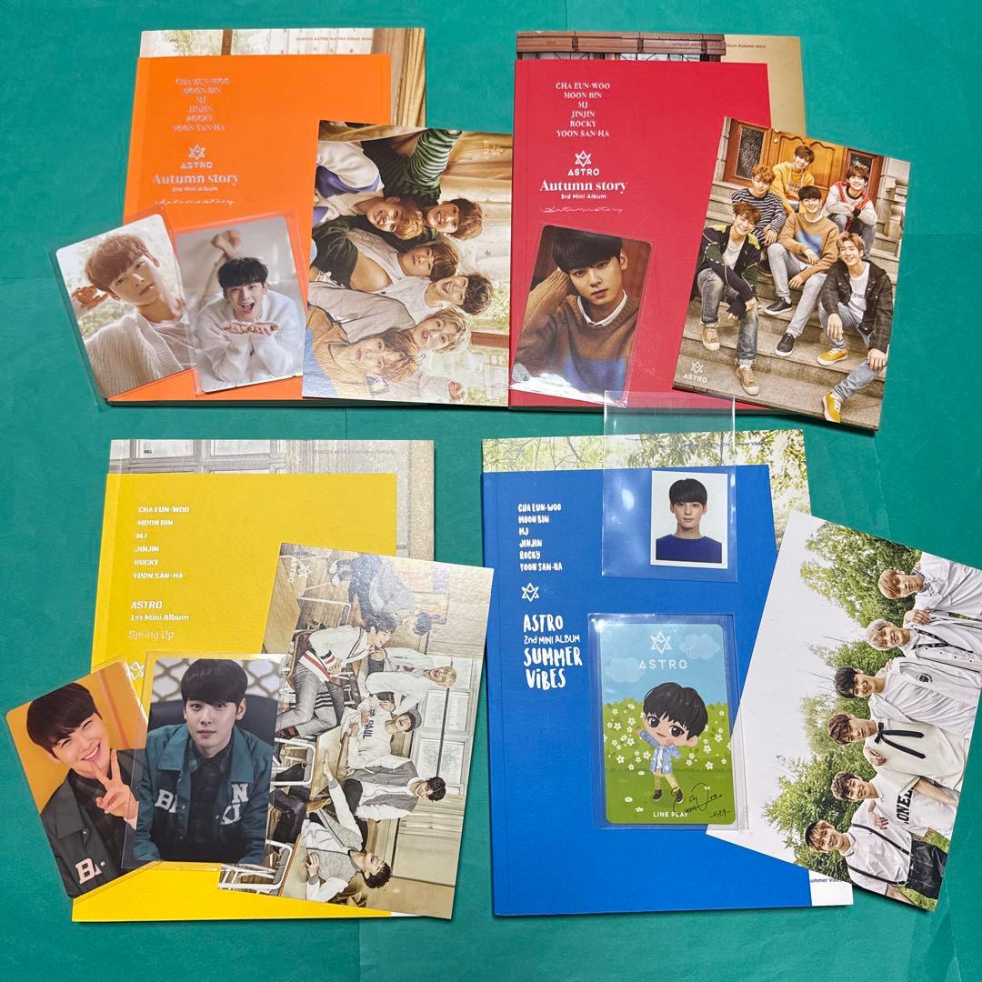 ASTRO 四季 アルバム　チャウヌ トレカ　証明写真　ウヌ　Spring