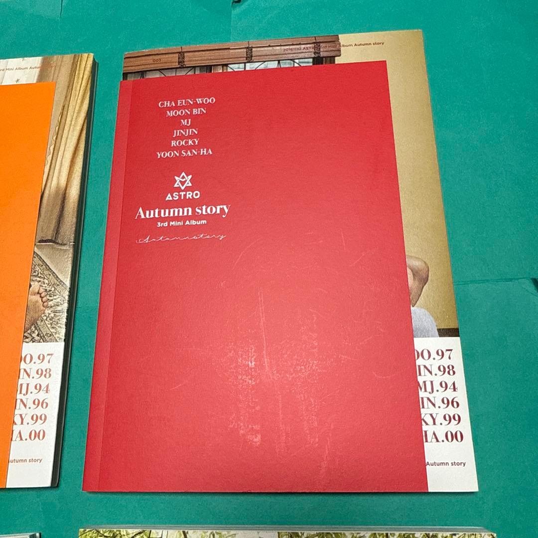ASTRO 四季 アルバム　チャウヌ トレカ　証明写真　ウヌ　Spring