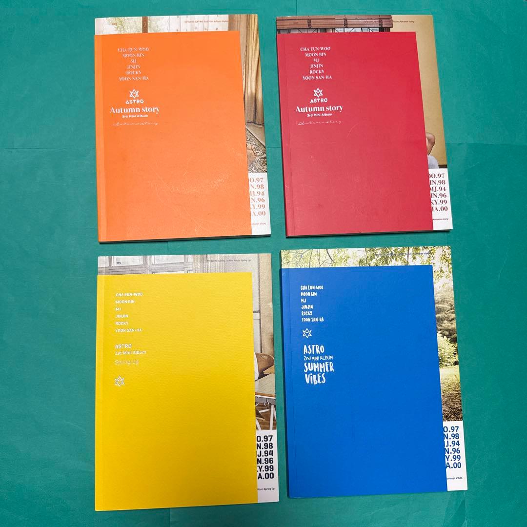 ASTRO 四季 アルバム　チャウヌ トレカ　証明写真　ウヌ　Spring