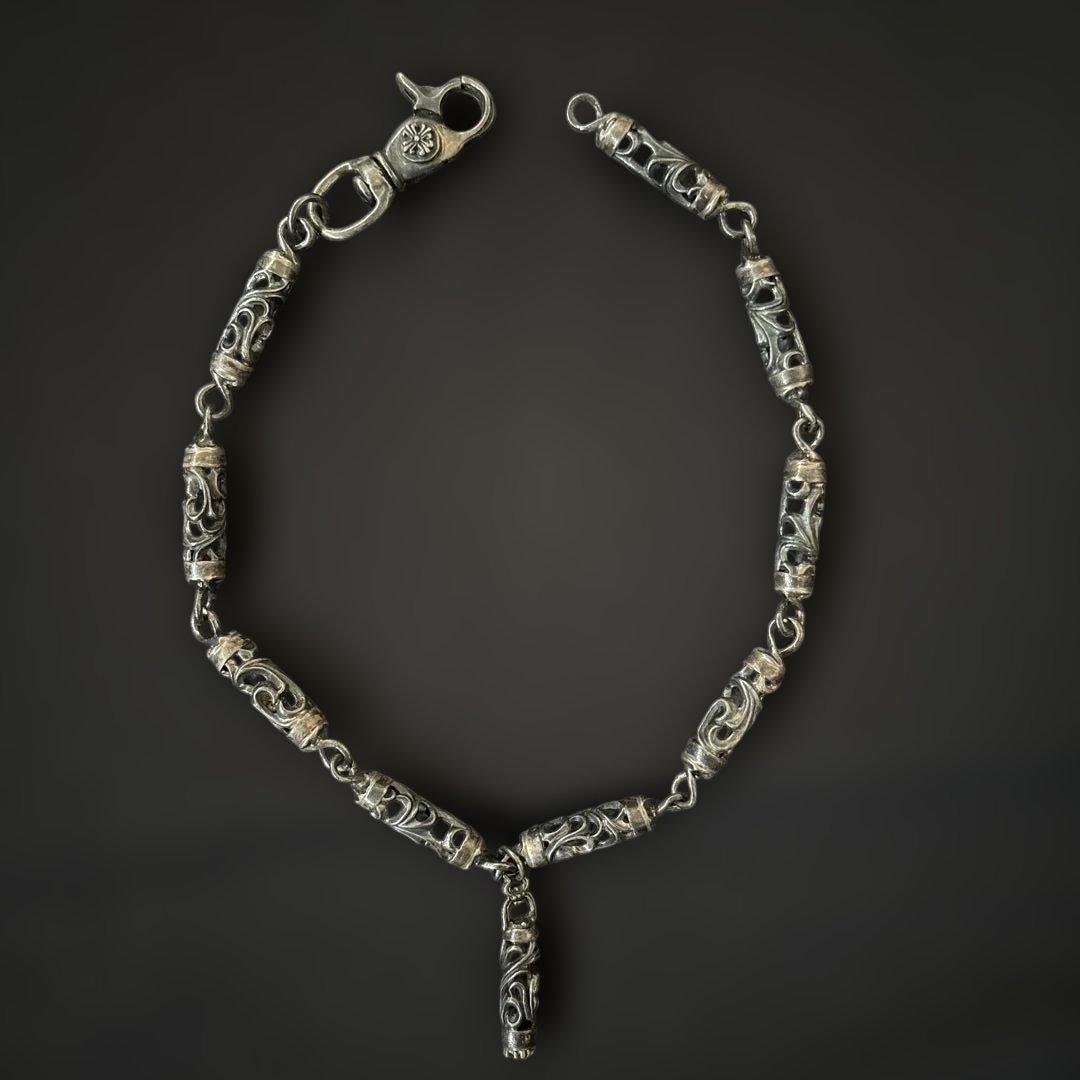 シルバー 950 ウォレットチェーン　ローラー