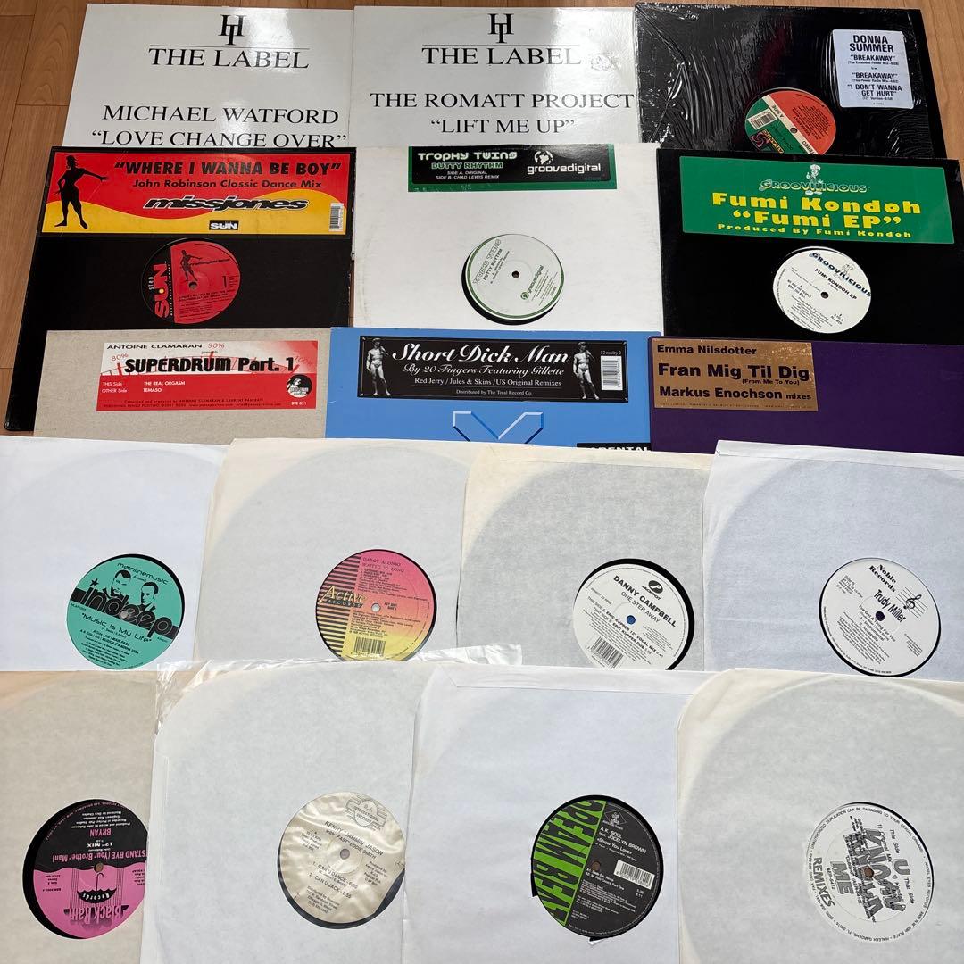 HOUSE TECHNO CLUB DANCEレコードセット　60枚 まとめ売り