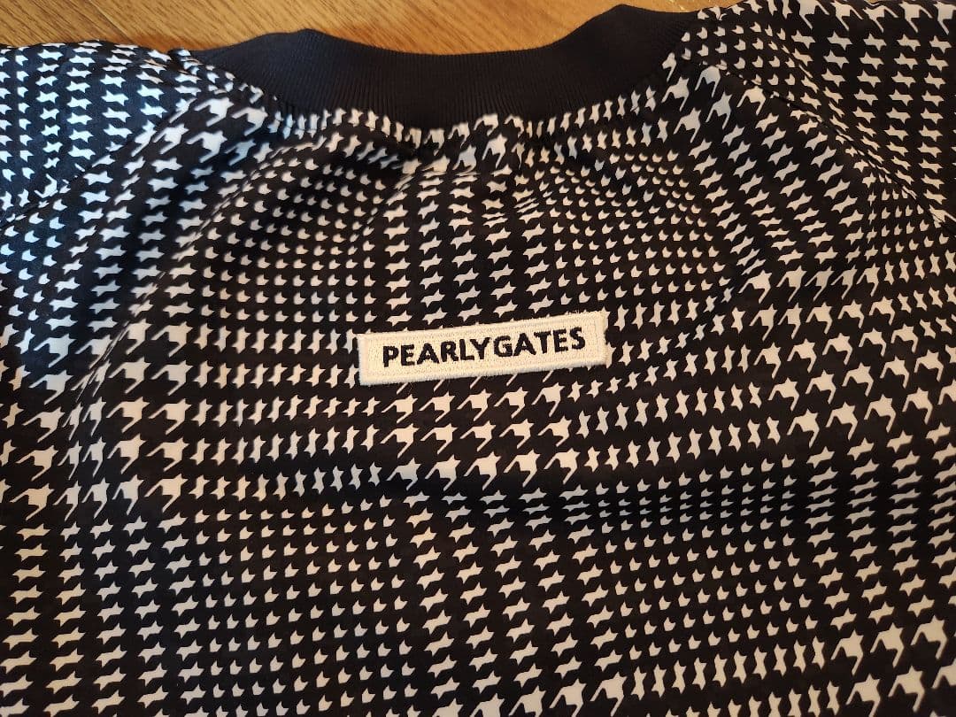 【タフレックス×サーモトロンラボジカ】パーリーゲイツ 千鳥格子柄ナイロンブルゾン