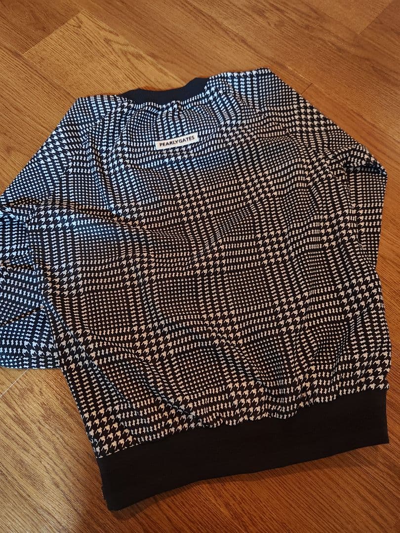 【タフレックス×サーモトロンラボジカ】パーリーゲイツ 千鳥格子柄ナイロンブルゾン