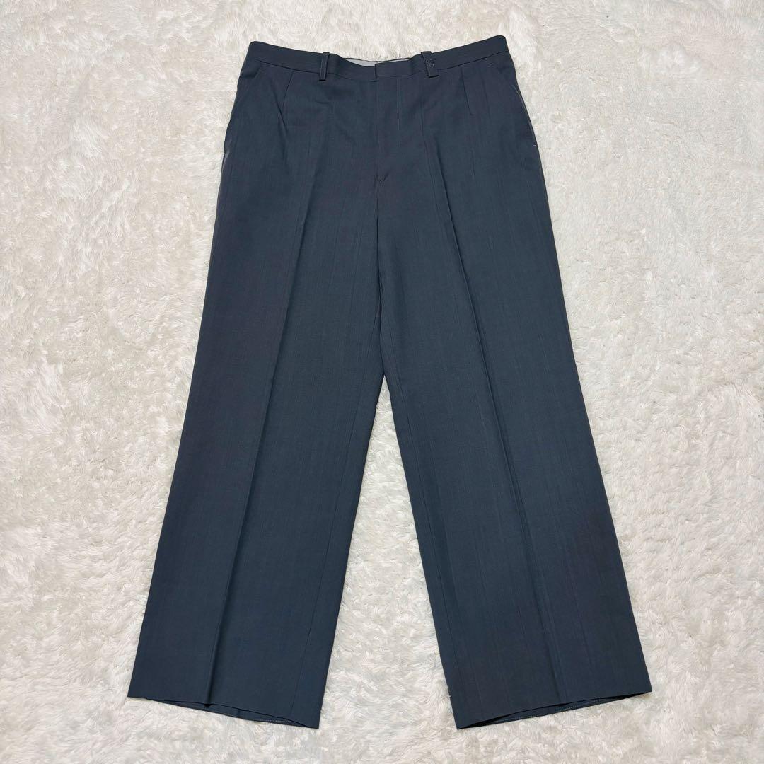 高級 GIVENCHY スーツ ダークグレー シャードチェック セットアップ L