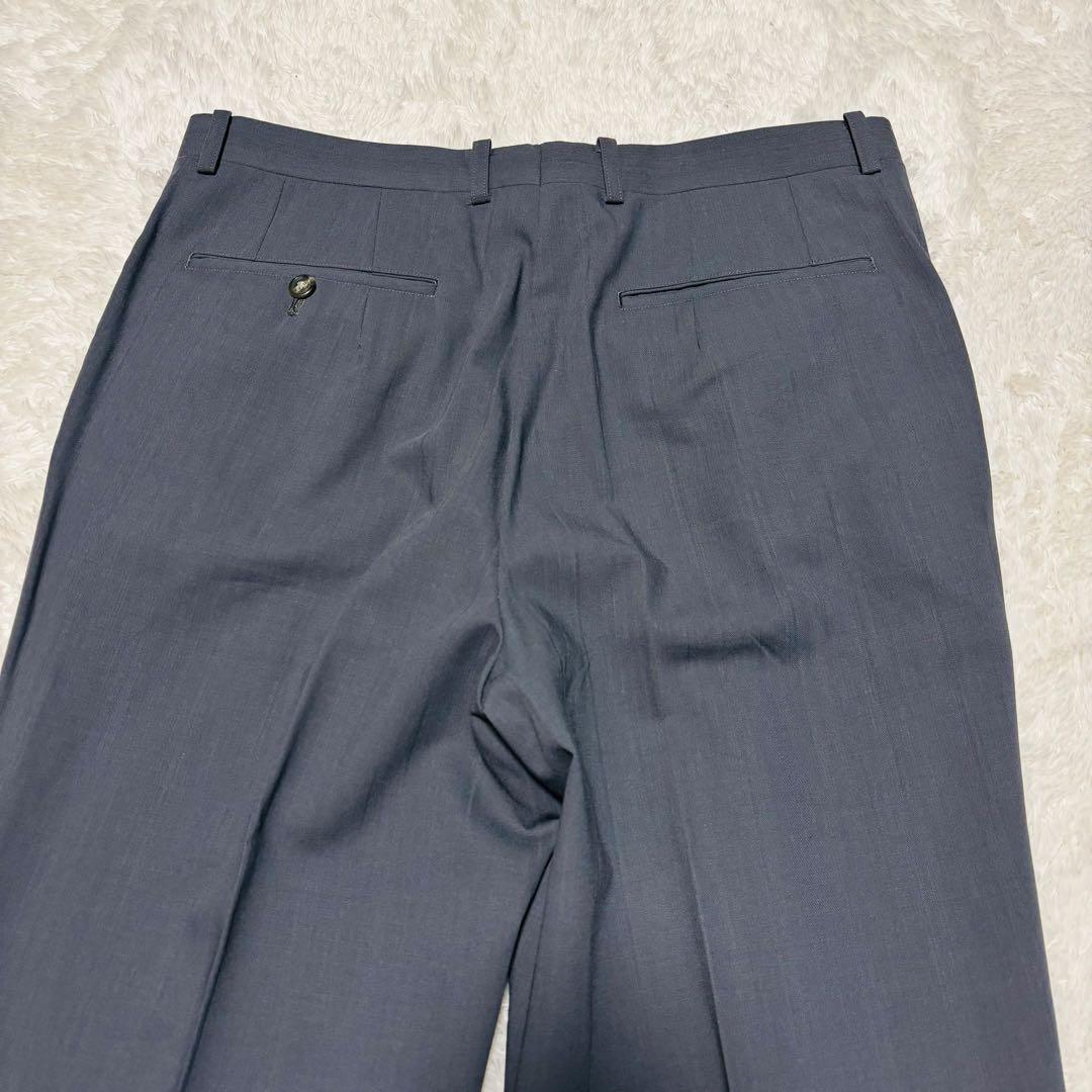 高級 GIVENCHY スーツ ダークグレー シャードチェック セットアップ L