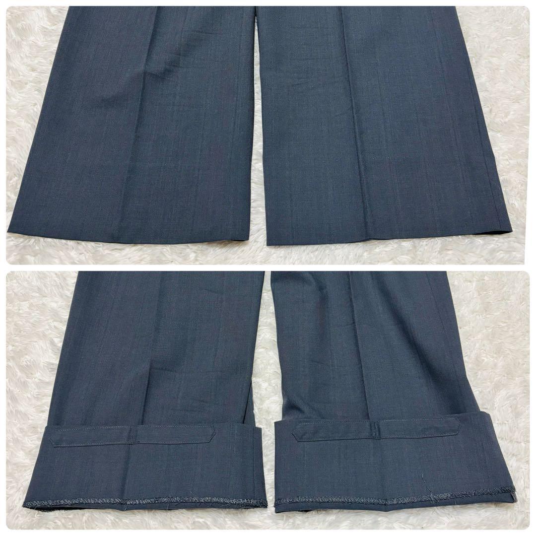 高級 GIVENCHY スーツ ダークグレー シャードチェック セットアップ L