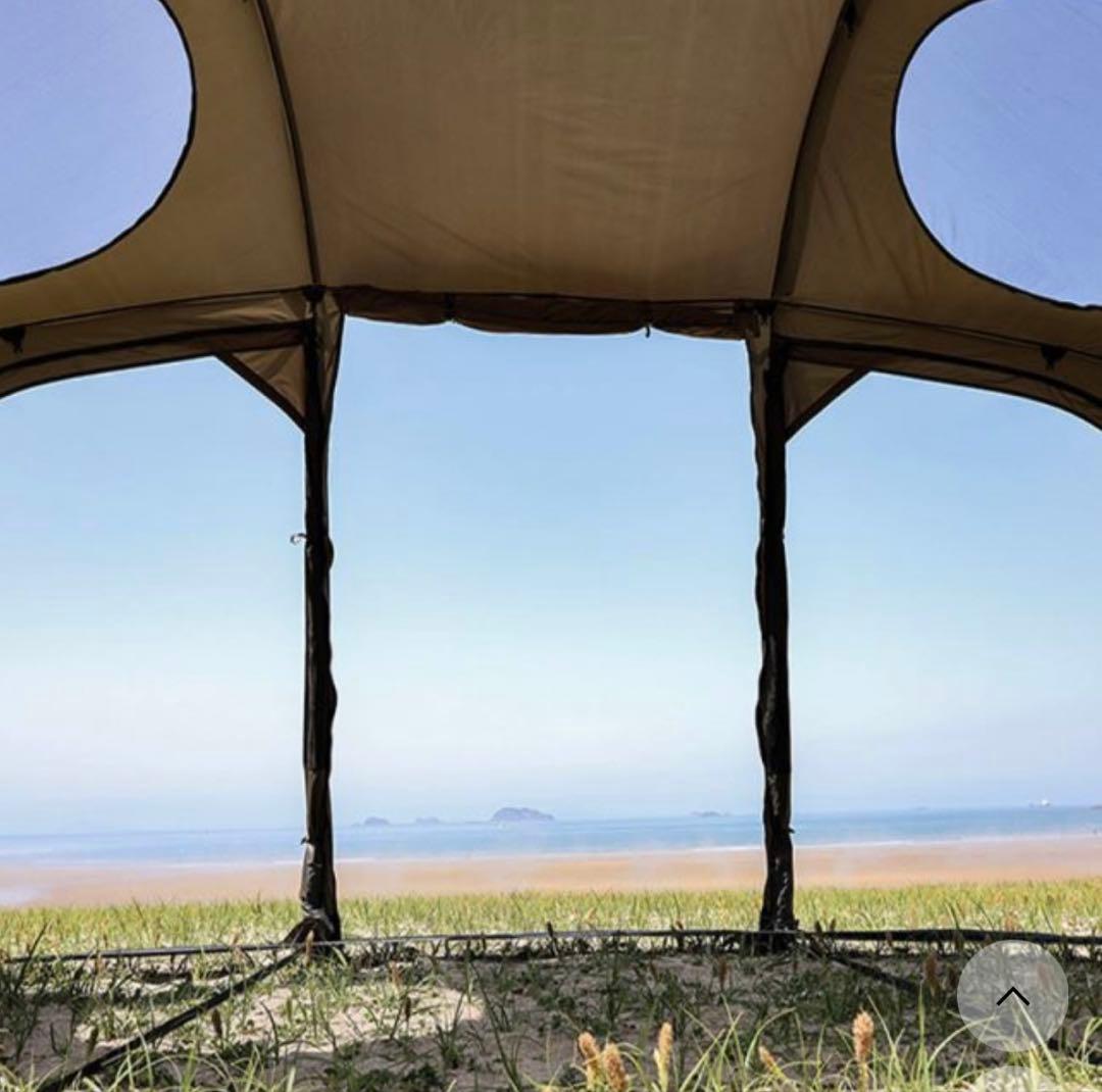 OVAL5 ドームトンネルテント ARBOR カーキ About camping