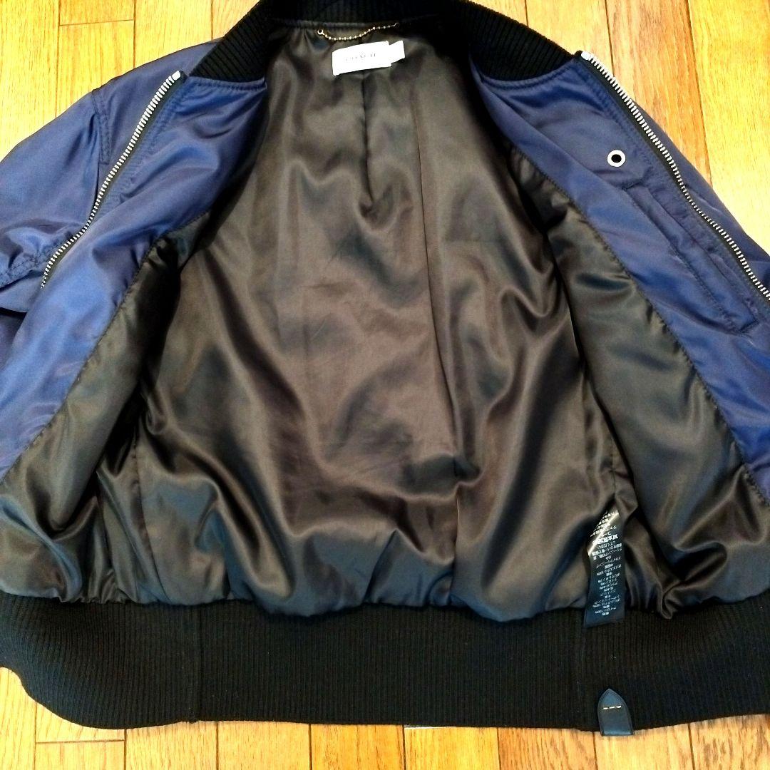 COACH MA-1 フライトジャケット ネイビー