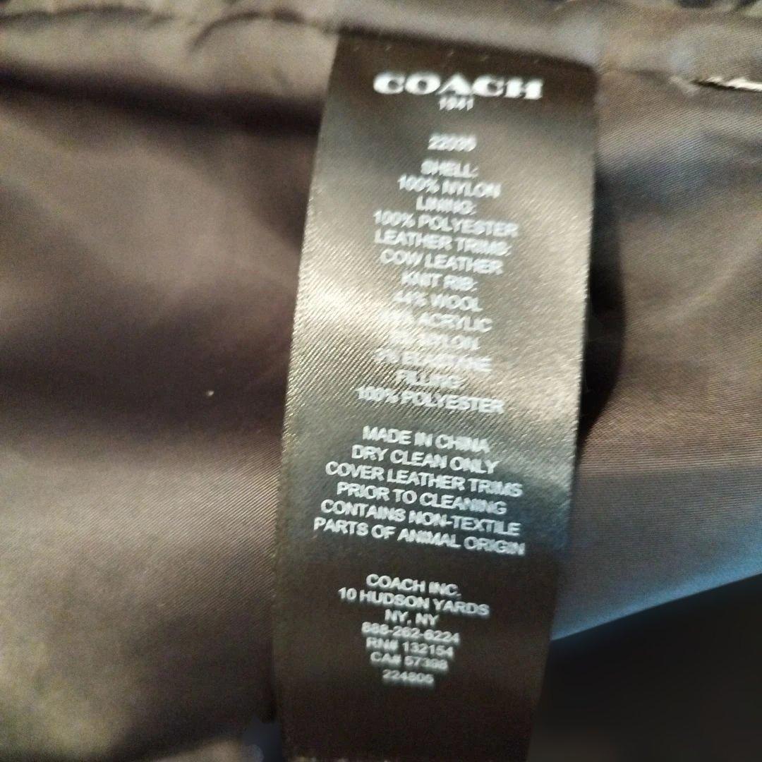 COACH MA-1 フライトジャケット ネイビー