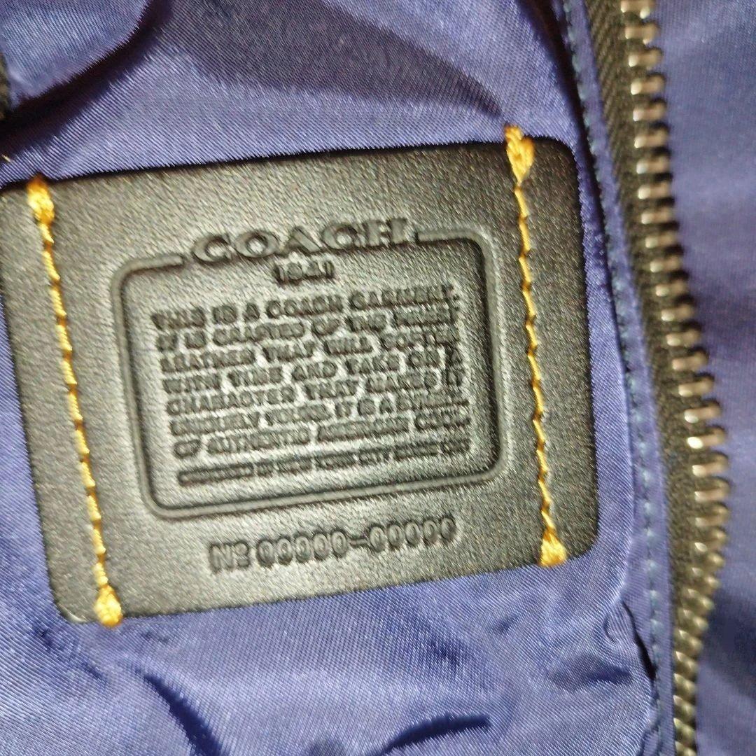 COACH MA-1 フライトジャケット ネイビー