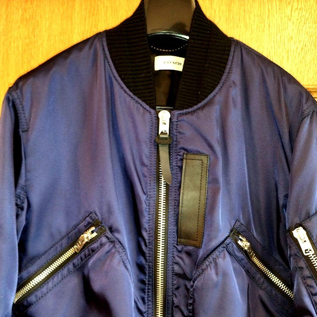 COACH MA-1 フライトジャケット ネイビー