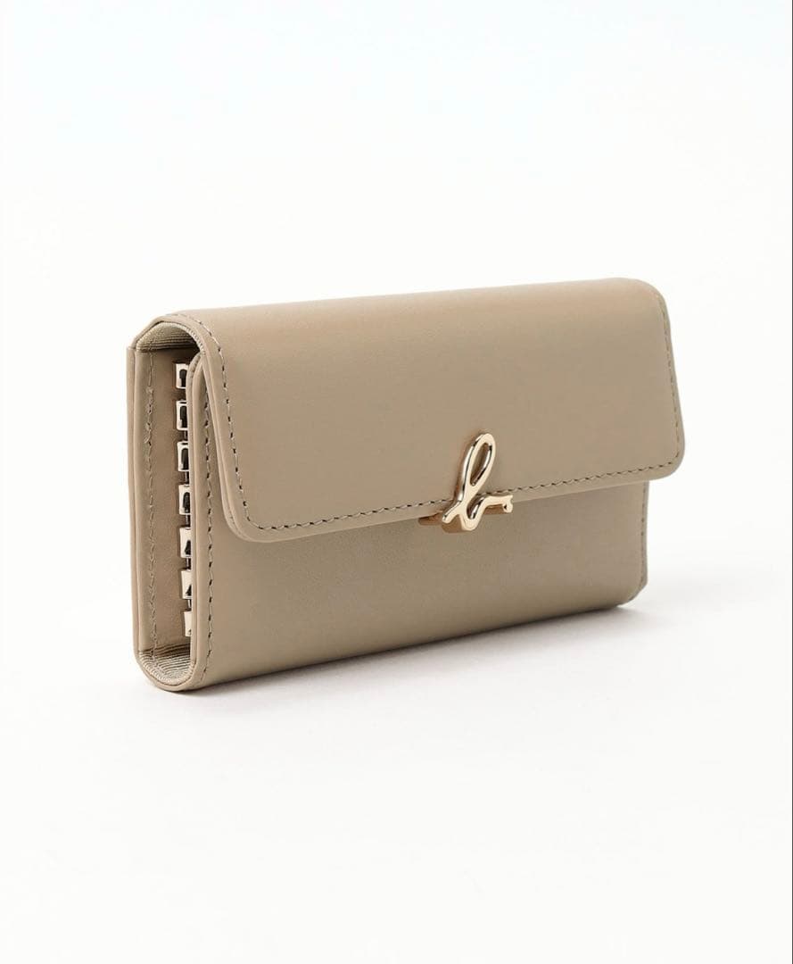 【超美品✨新品未使用✨保証書付】アニエスベー キーケース アイボリー ベージュ