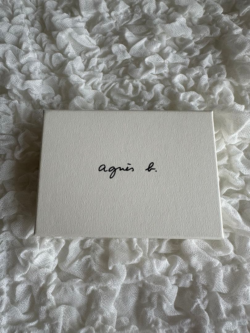 【超美品✨新品未使用✨保証書付】アニエスベー キーケース アイボリー ベージュ