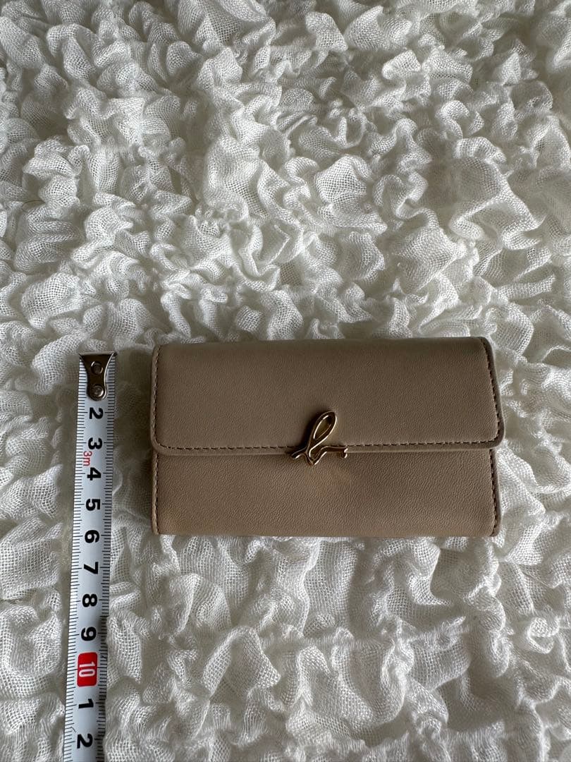 【超美品✨新品未使用✨保証書付】アニエスベー キーケース アイボリー ベージュ