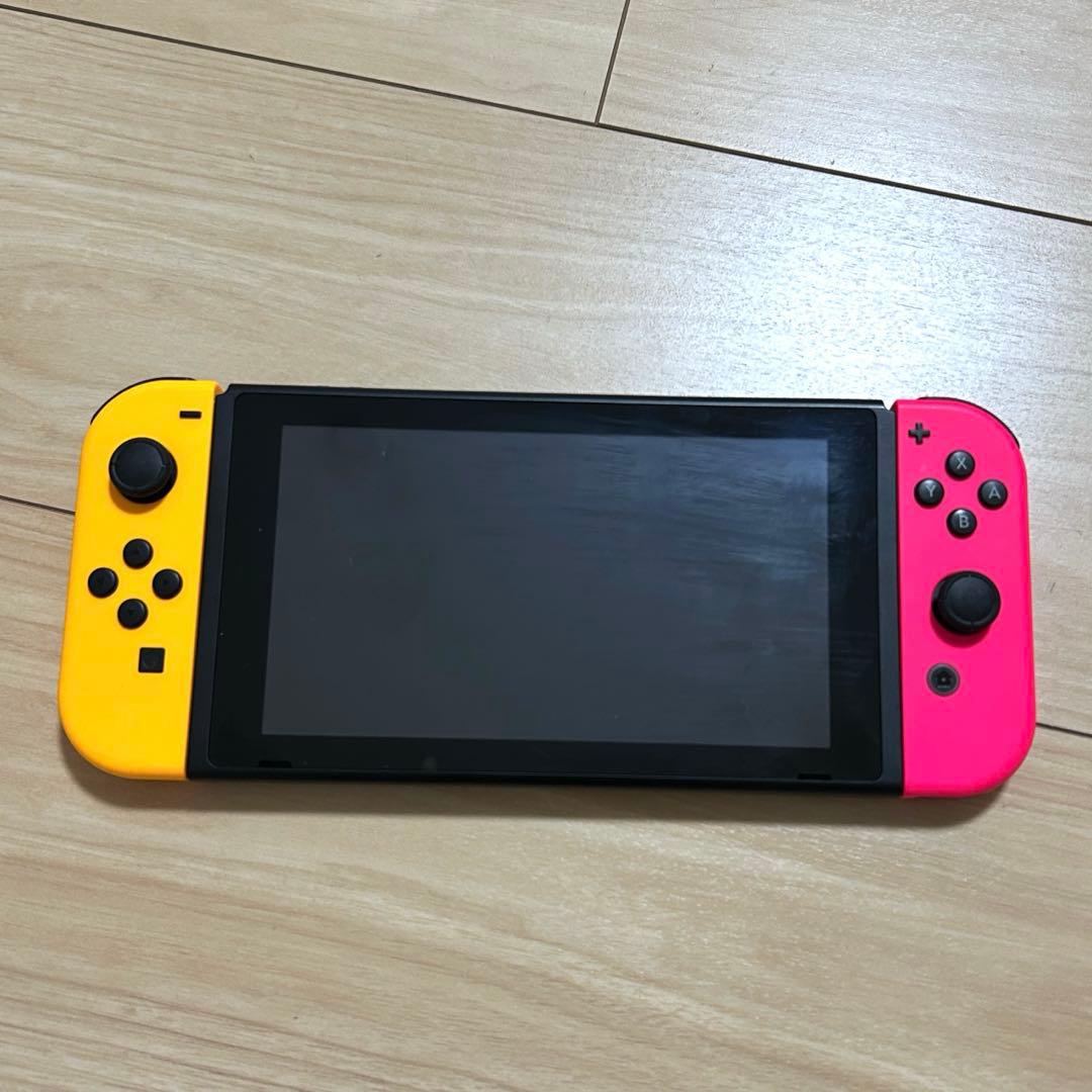 【美品】Nintendo Switch 本体　カラーカスタマイズ　付属品、箱あり