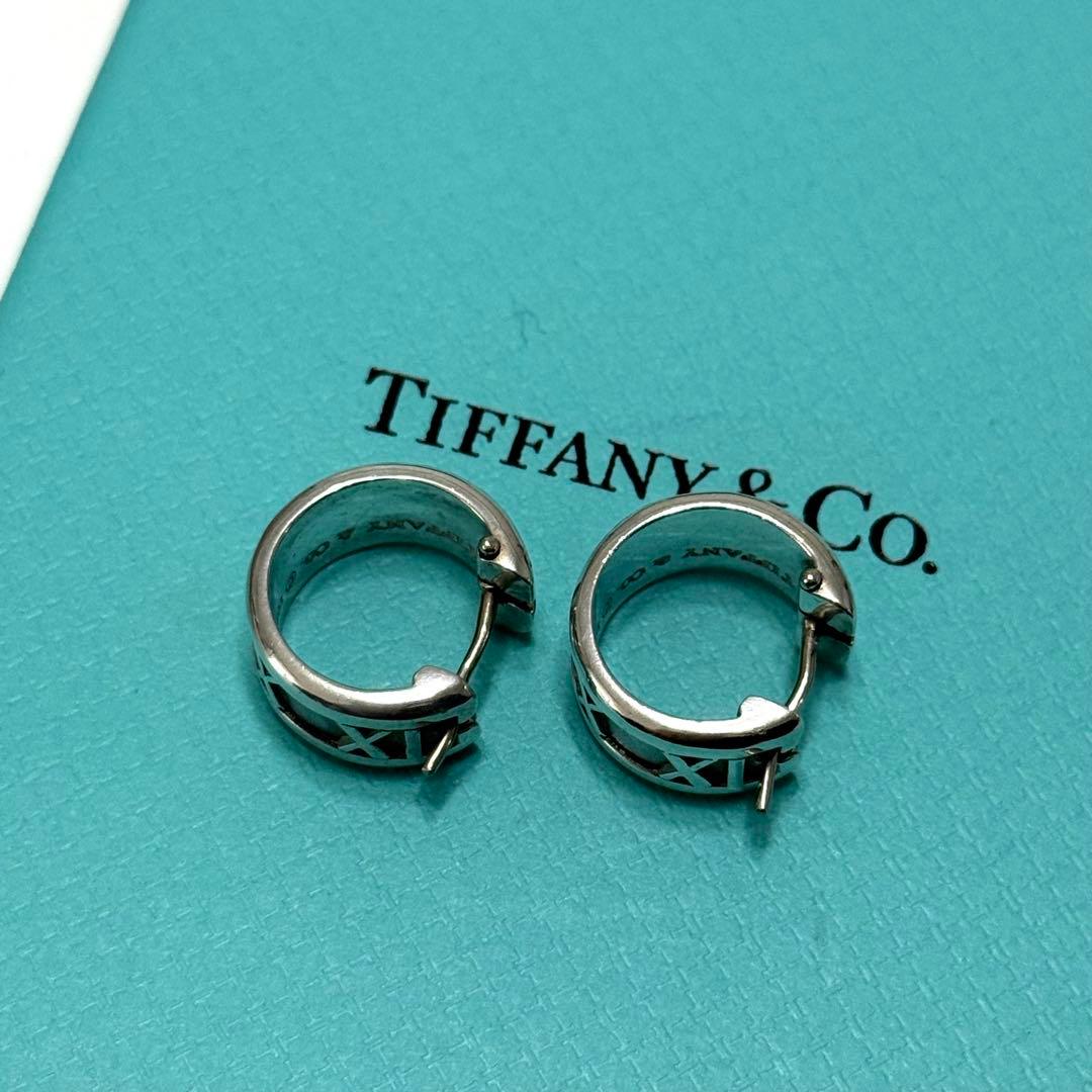 美品 ティファニー ピアス アトラス ミニ シルバー 925