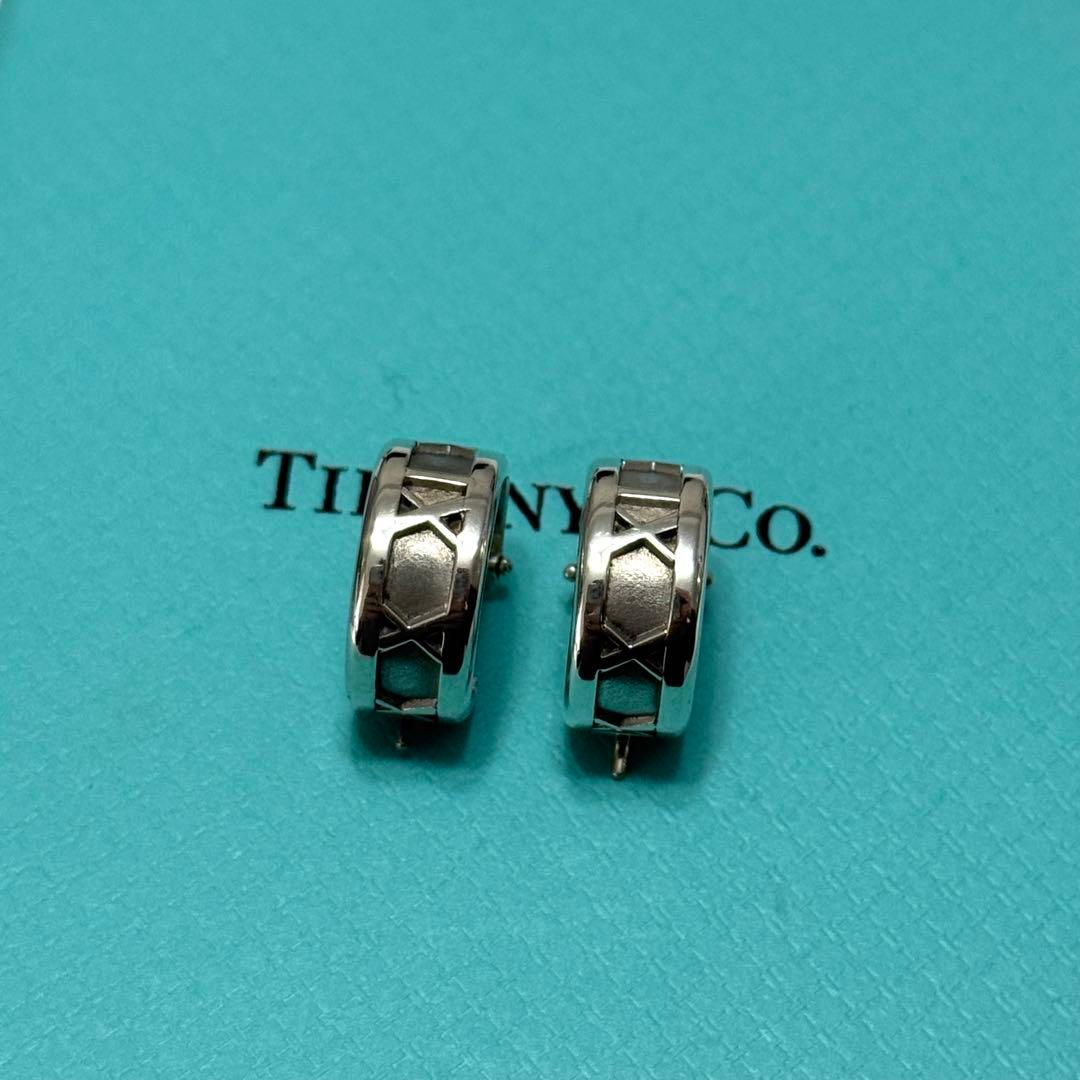 美品 ティファニー ピアス アトラス ミニ シルバー 925