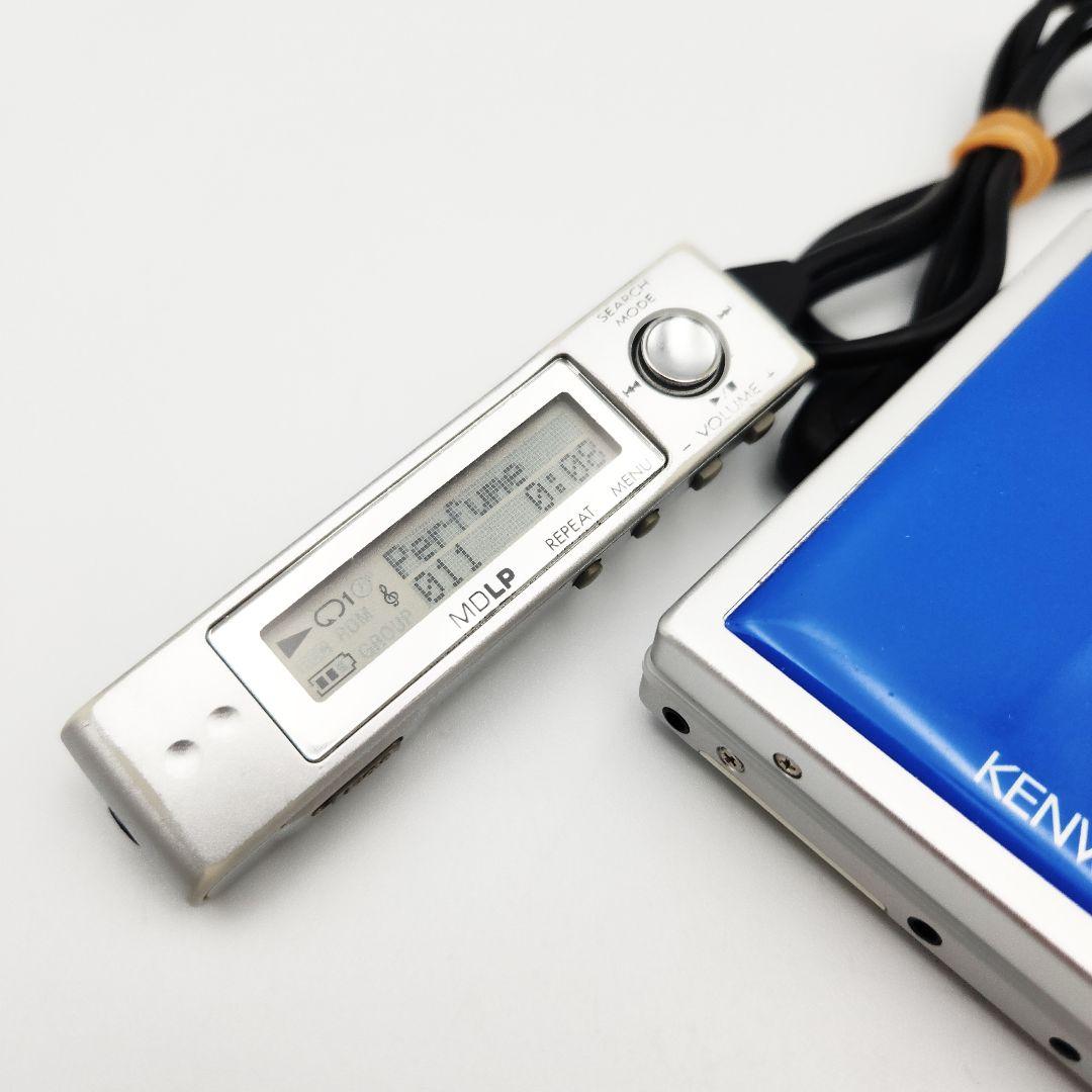 KENWOOD DMC-S33 ポータブルMDプレーヤー ガム電池付属