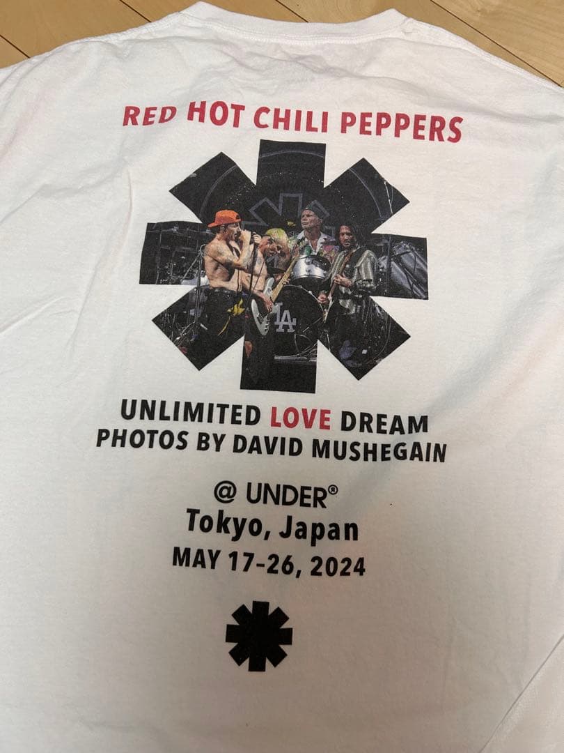 RED HOT CHILI PEPPERS Tシャツ UNDER Rロンハーマン