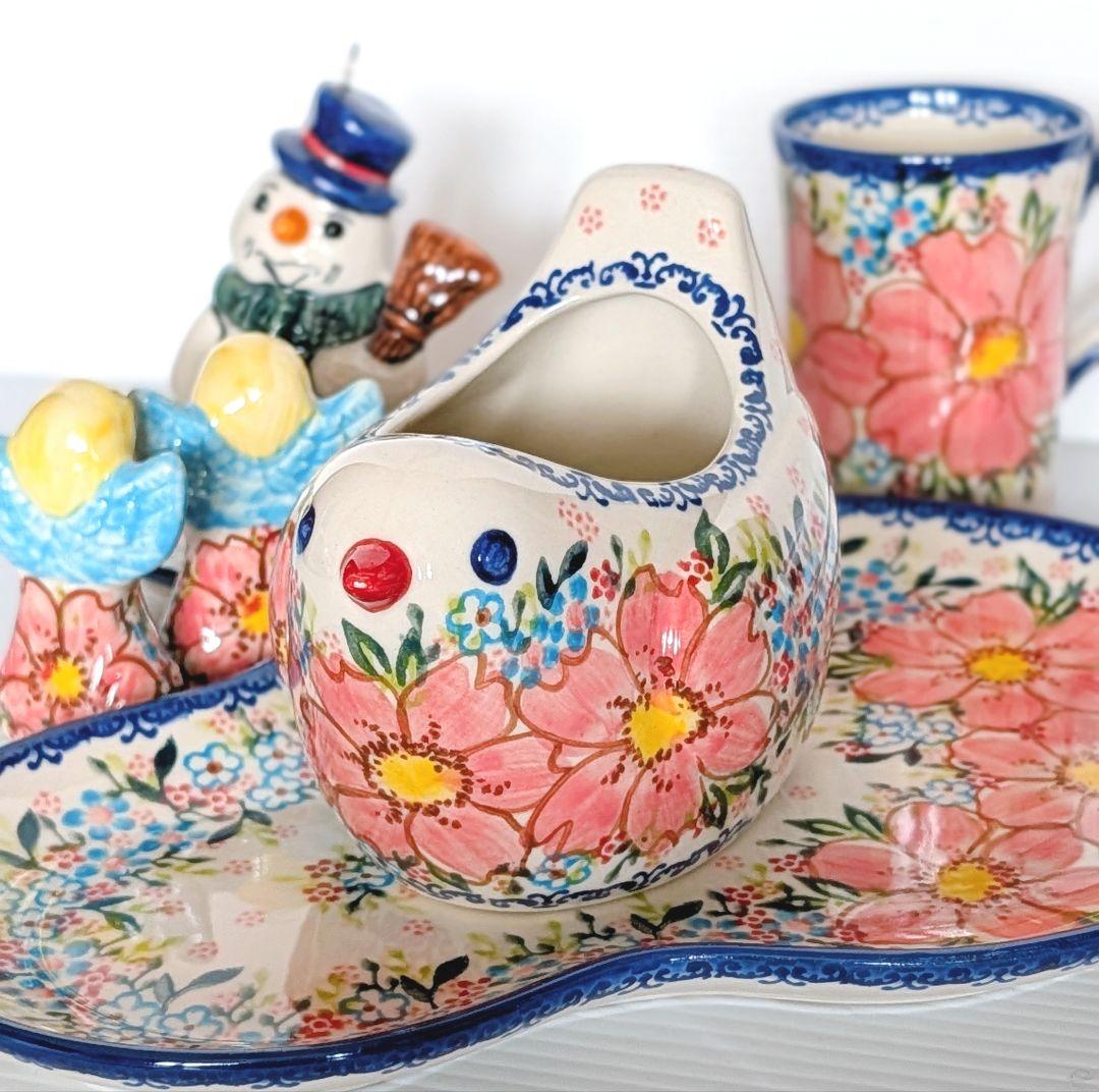 ポーリッシュポタリー VENA コーラルピンクセット♡.*・゜