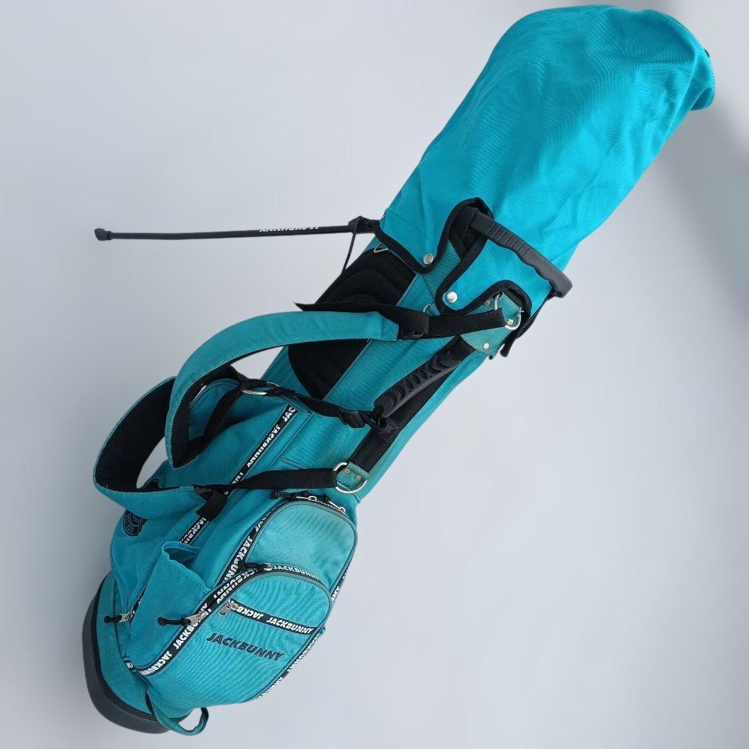 ジョニー　JACK BUNNY ターコイズ キャディバッグ