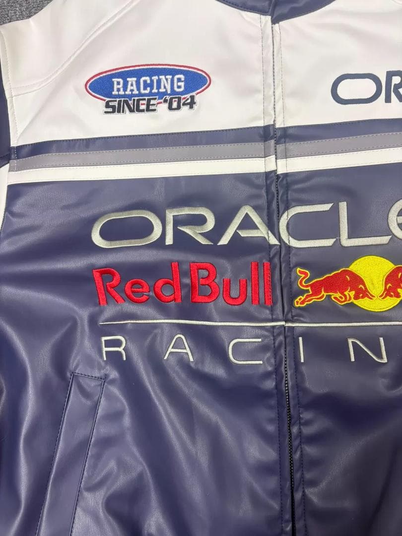 Holliste × Red Bull コラボ レザージャケット