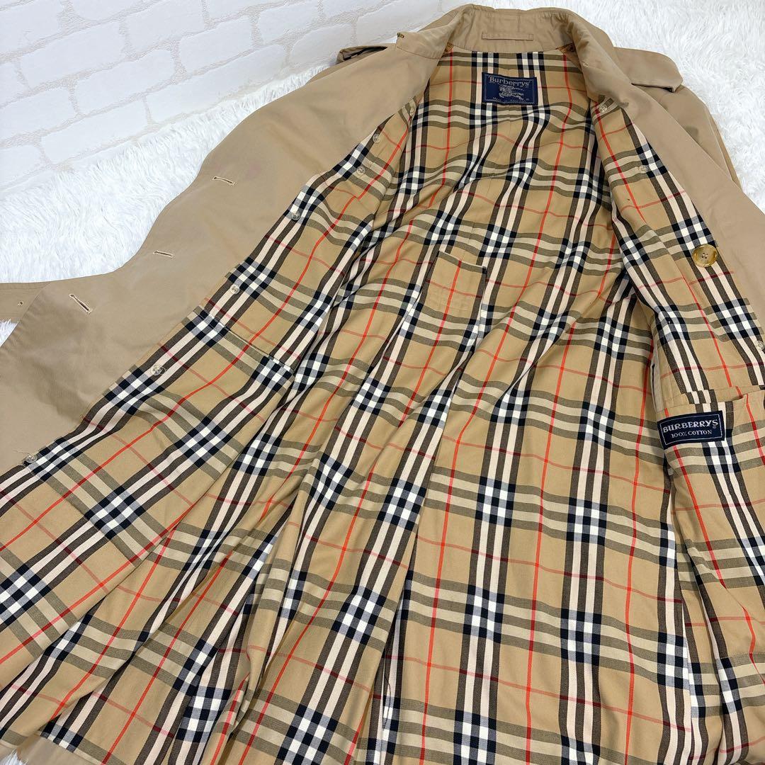 BURBERRY トレンチコート ベルト コットン100％ ベージュ L相当