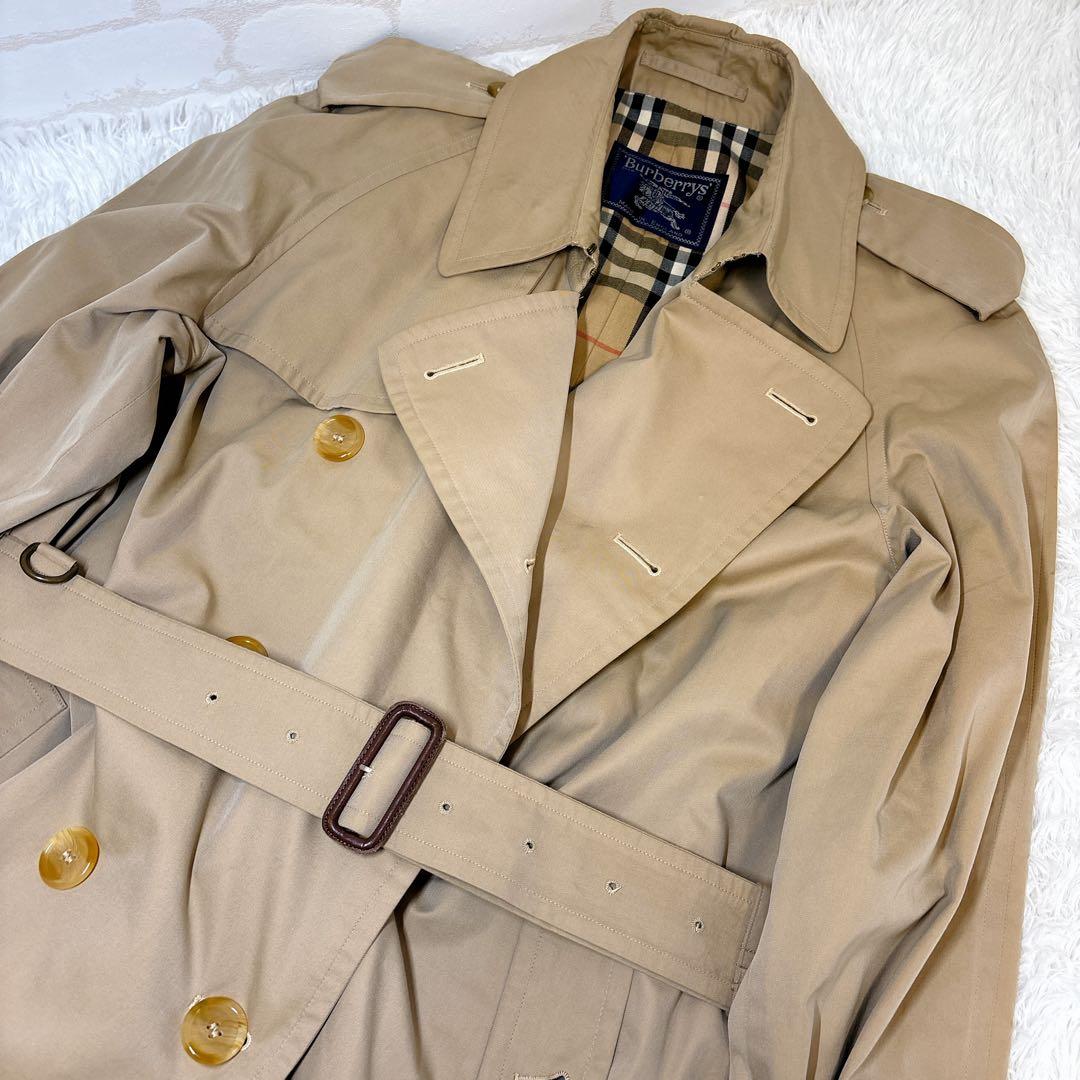 BURBERRY トレンチコート ベルト コットン100％ ベージュ L相当