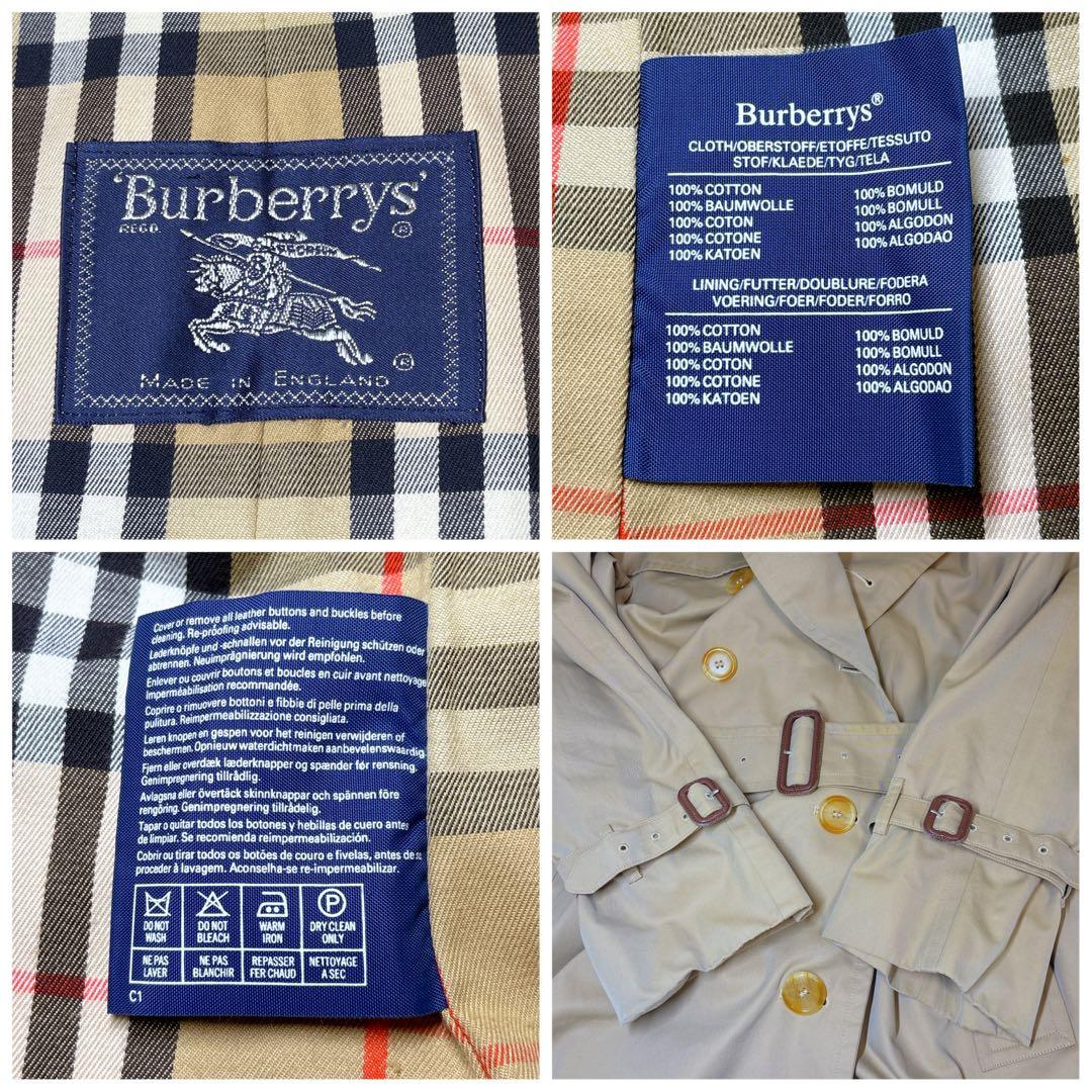 BURBERRY トレンチコート ベルト コットン100％ ベージュ L相当