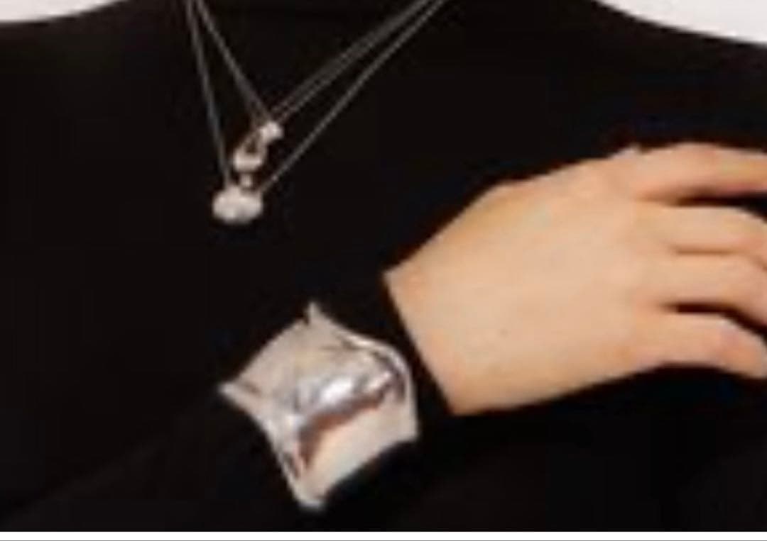 Tiffany ティファニー ボーンカフ ルテニウム バングル 右手用