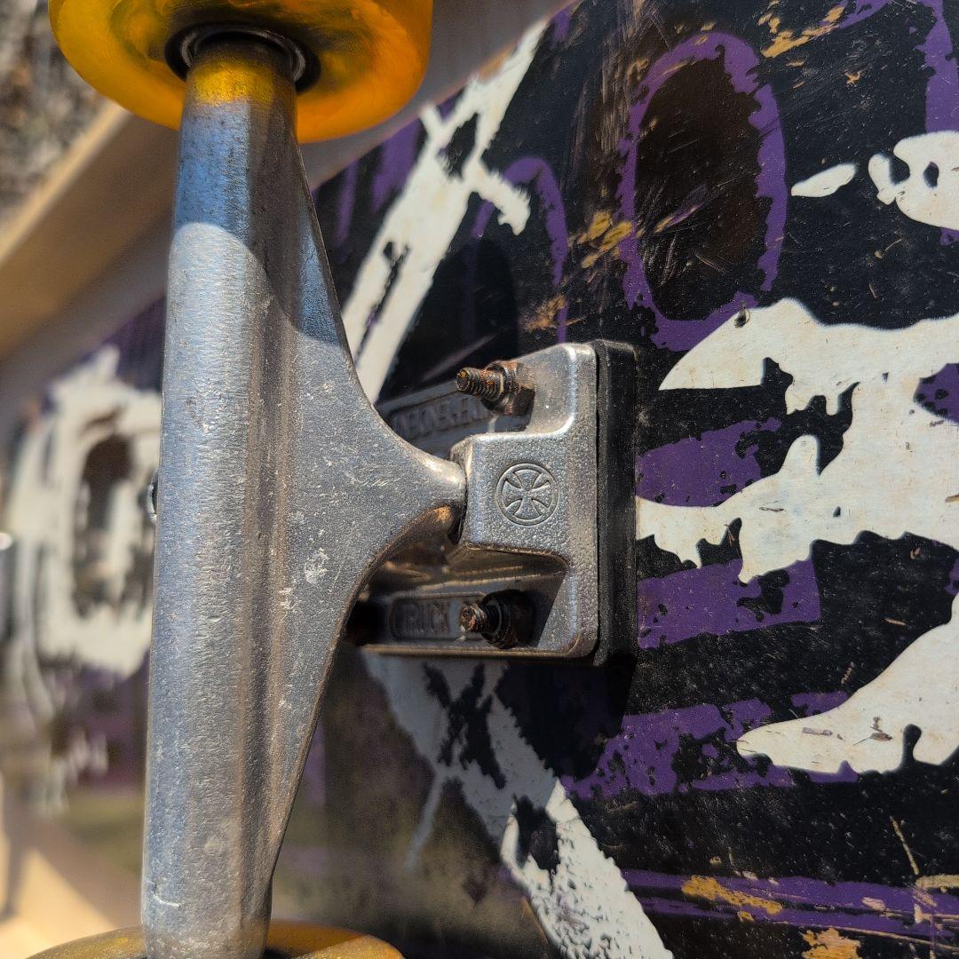 スカルデザイン スケートボード コンプリート