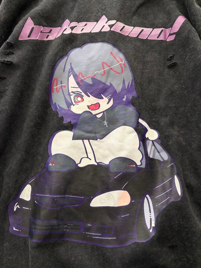 【専用✨新品タグ付】PSYNYXX ゆせまる コラボパーカー ブラック 地雷系