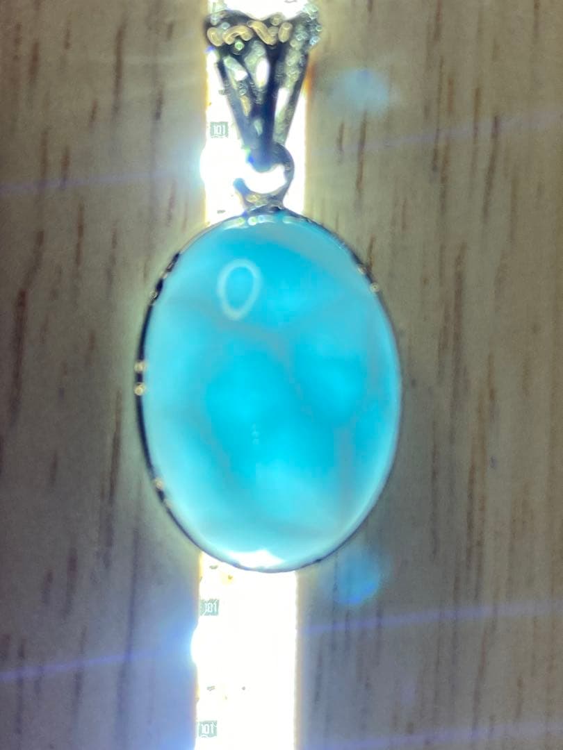 ラリマー　ドミニカ共和国産　ペンダントトップ　ハイクオリティ　天然石