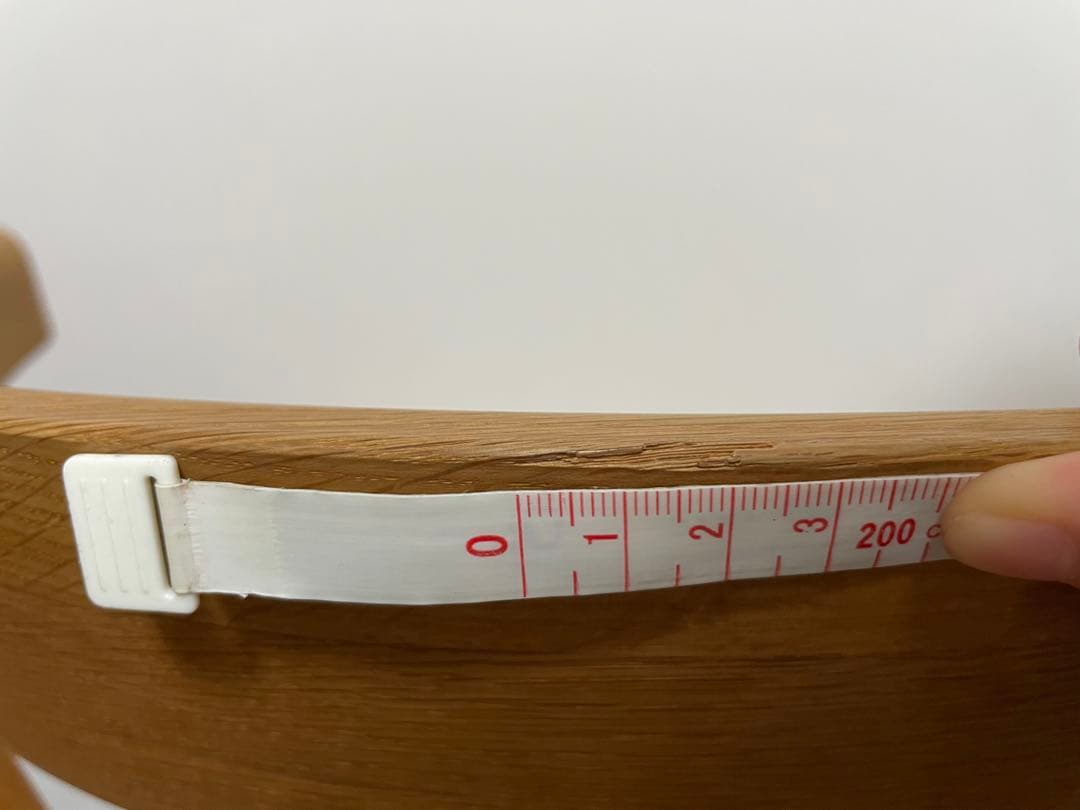 無印オーク無垢材チェア幅51x奥行50.5x高さ73