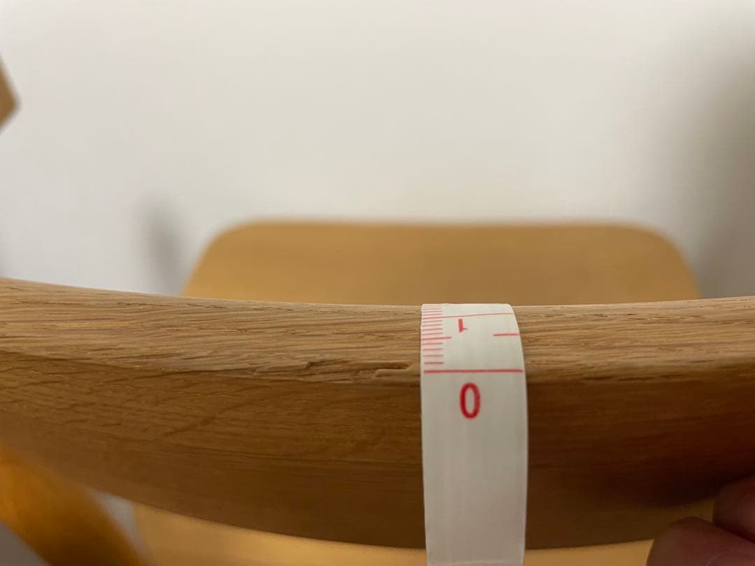 無印オーク無垢材チェア幅51x奥行50.5x高さ73