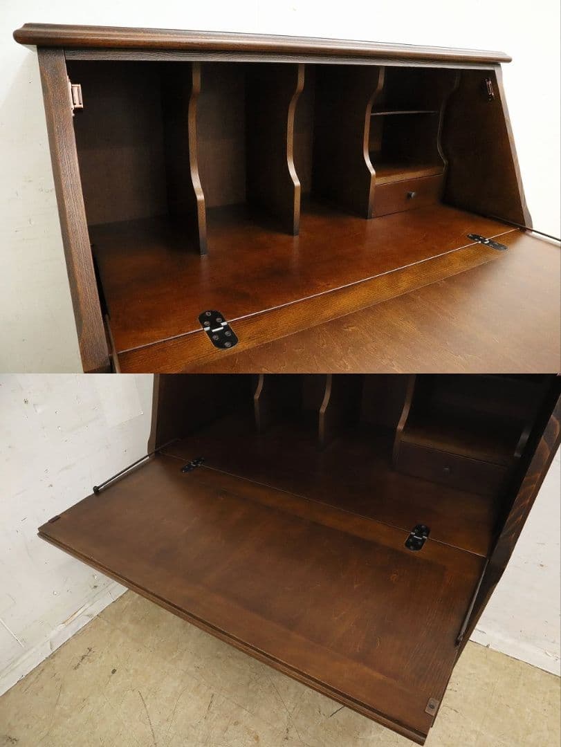 【so】オールドカリモク◆ライティングデスク机・クラシック