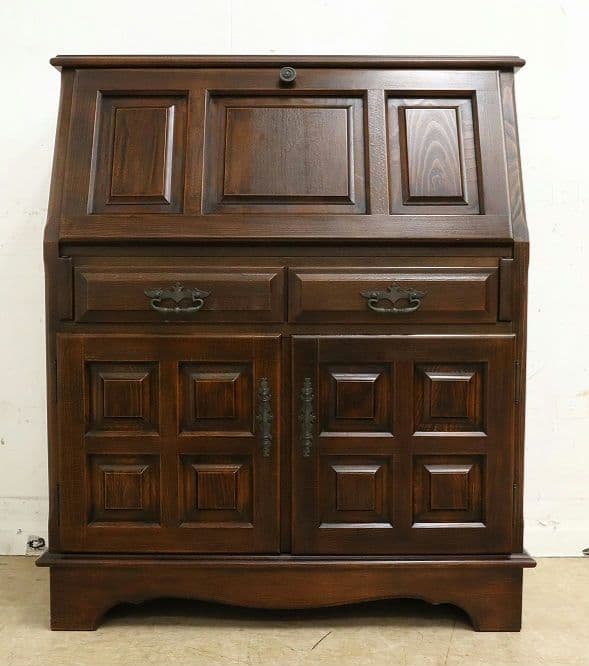 【so】オールドカリモク◆ライティングデスク机・クラシック