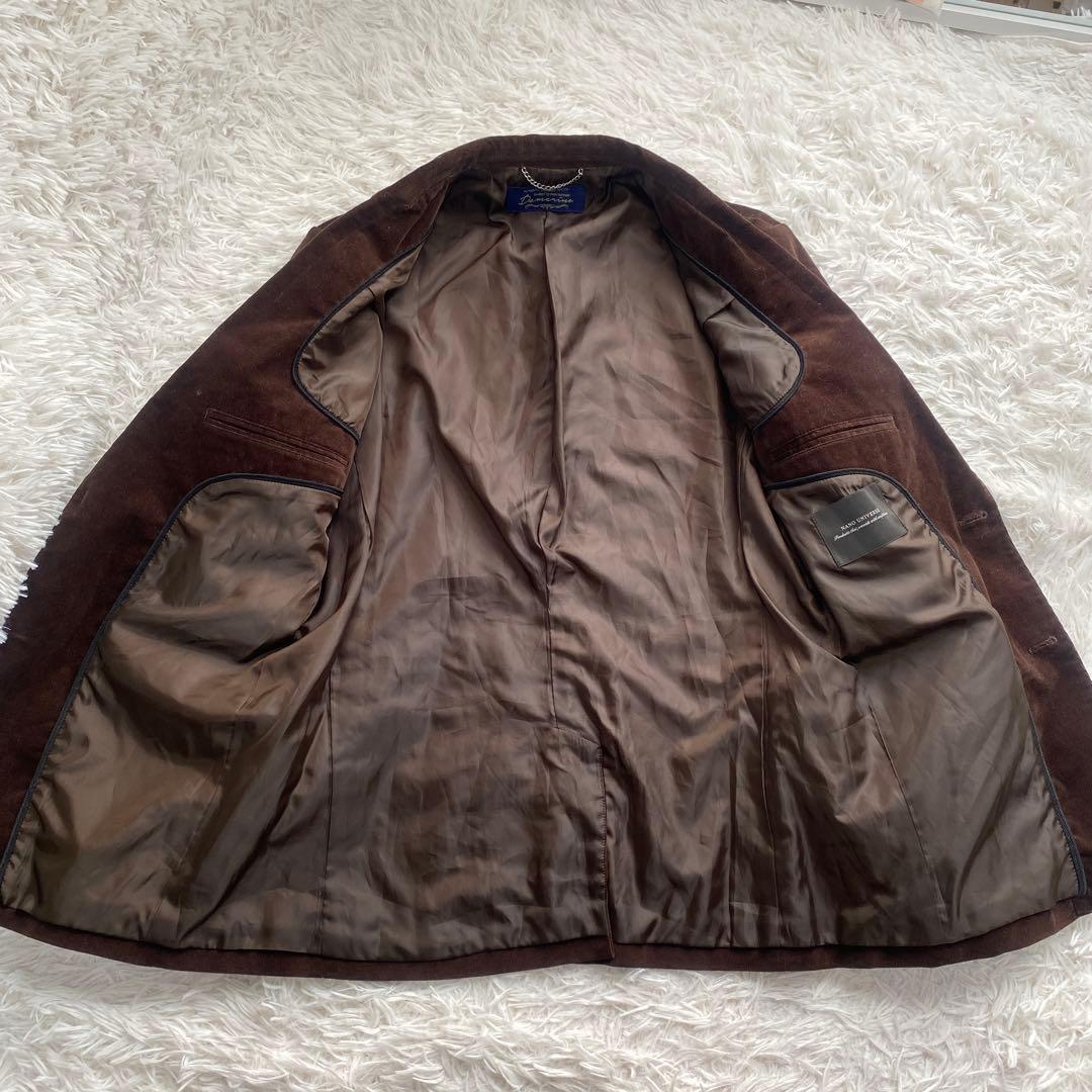 美品　ナノユニバース コーデュロイ セットアップ ブラウン　L