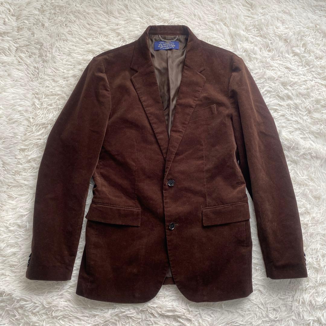 美品　ナノユニバース コーデュロイ セットアップ ブラウン　L