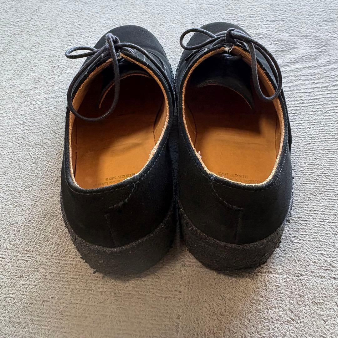 SANDERS サンダース スウェード マッドガード 黒 6ハーフ 内羽根