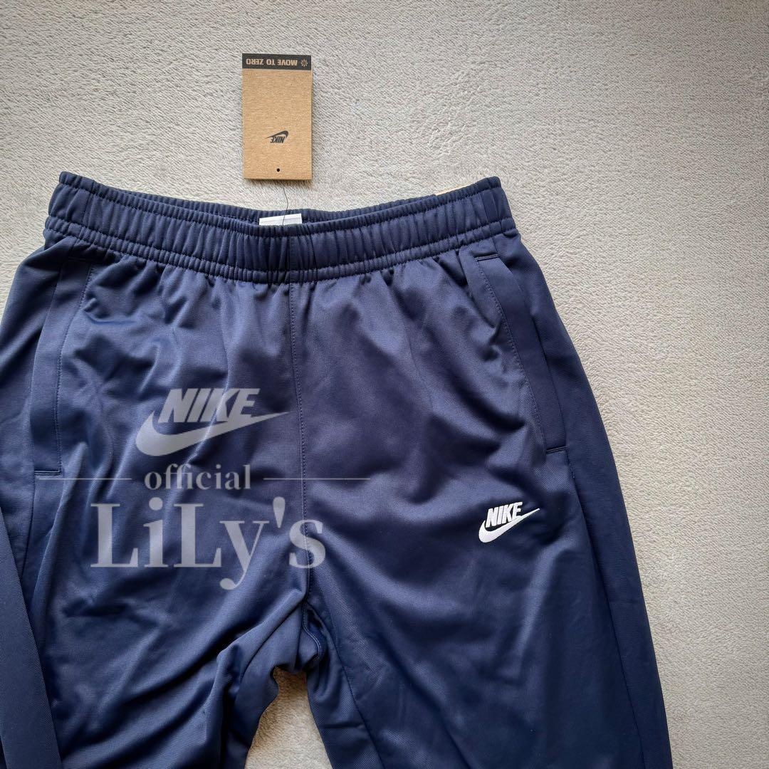 【Ｓサイズ】ナイキ上下セットアップ　ネイビー　ロゴ刺繍　スウォッシュ　新品未使用