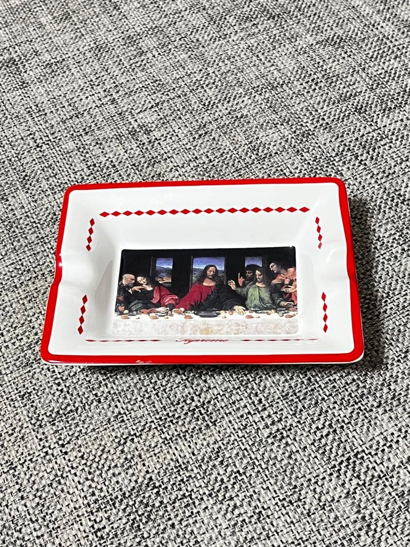 極美品 Supreme シュプリーム 最後の晩餐 アッシュトレイ 灰皿 小物入れ