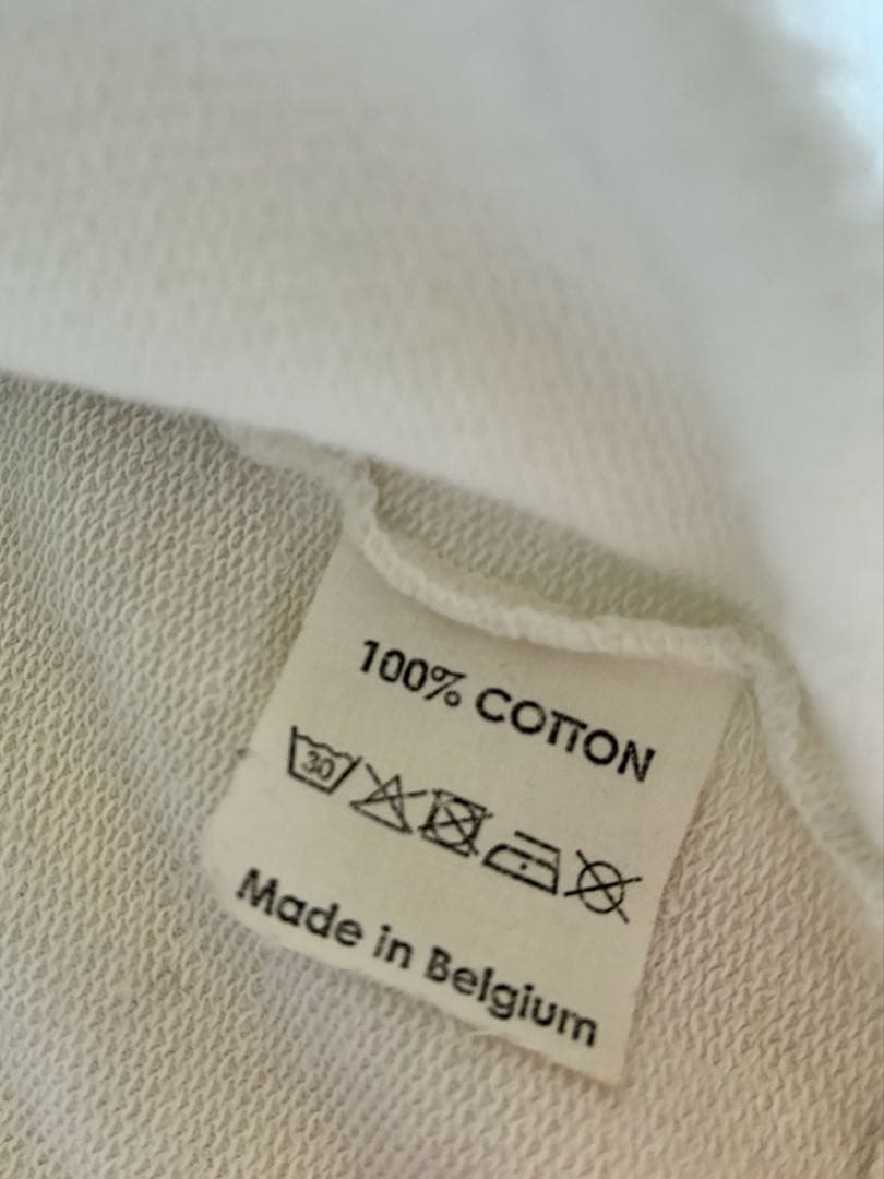 ドリスヴァンノッテン変形ラグラン トップス ririジップ パーカー Sホワイト