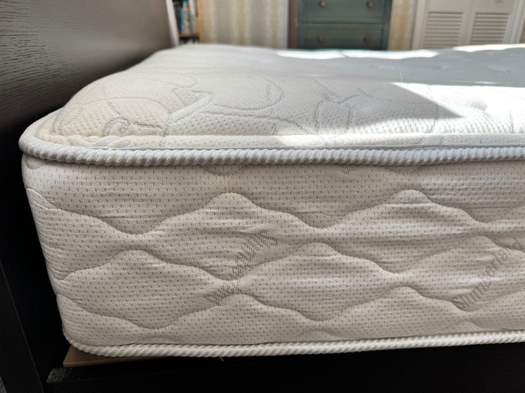 France Bed ベッドフレーム マットレス クイーンサイズ ロータイプ