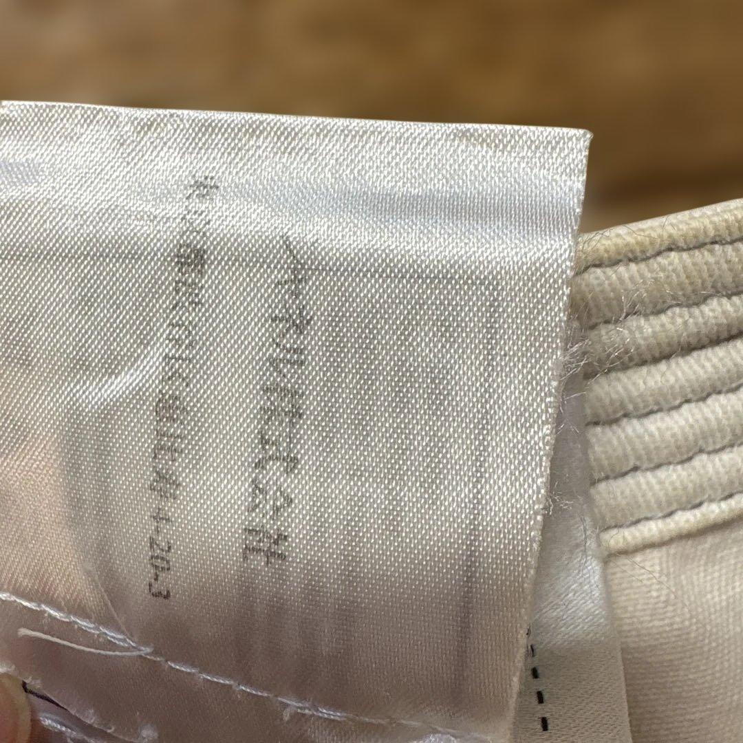 t*o様 CHANEL シャネル　ホワイト ノーカラーデニム　ジャケット