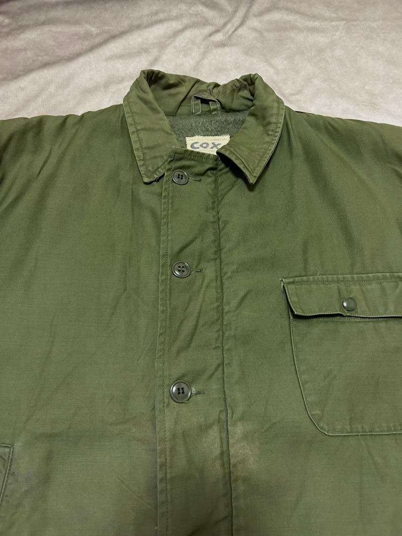 70s US Navy A-2 デッキジャケット Large 42 44